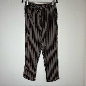 Paper Tee black Mustard Yellow Paper Bag Pant Women Size Large